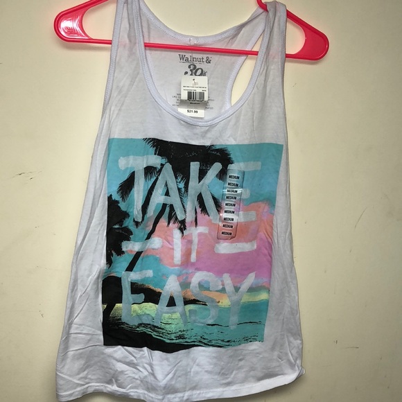 Walnut & 39th Tropical Take It Easy Tank Medium - Picture 1 of 6